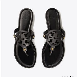 Tory Burch Miller black patent leather size 6